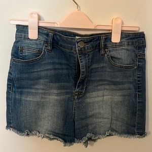 Denim shorts